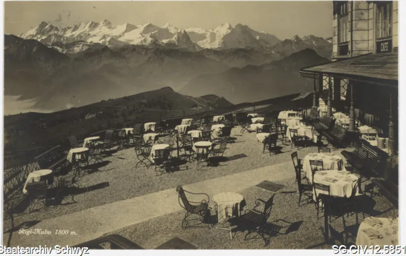 Rigi-Kulm (1800 m) Hotel Terrasse (1926)
