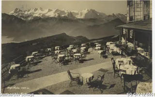 Rigi-Kulm (1800 m) Hotel Terrasse (1926)