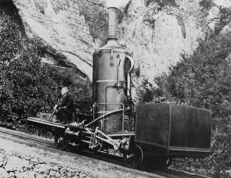 Gysi, F. - Rigi-Bahn-Lokomotive (Zeno Fotografie) (1870)