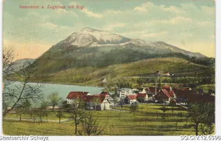 Immensee a. Zugersee mit Rigi (1911)