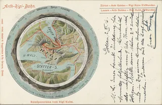 Rigi, Arth-Rigi railroad, panorama from Rigi Kulm (vor 02.12.1916)