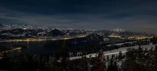 Rigi by night