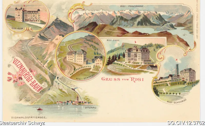 Gruss vom Rigi (ca. 1900)