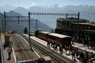 Weggis, Rigi Kaltbad-First, former VRB station, today Rigi Bahnen AG RB (07.08.2016)