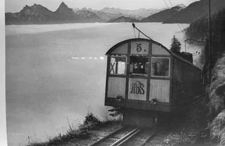 Arth-Rigi-Bahn (ARB) railcar no. 5, repro (ca. 4/1988)