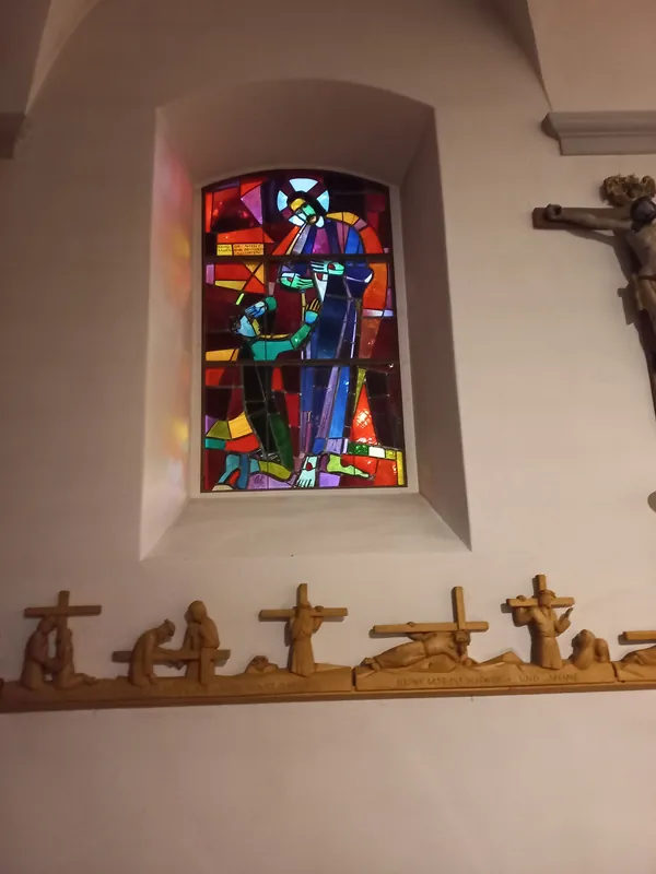 Rigi Kaltbad-rock chapel-window-station of the cross-02ASD (2023-09-04)
