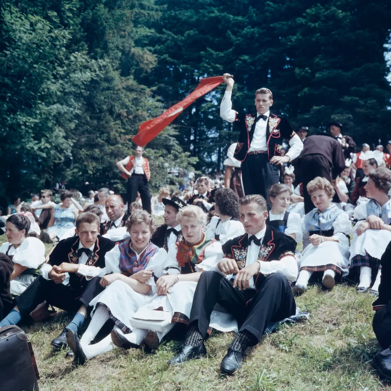 Alpine festival on the Seebodenalp above Küssnacht am Rigi (ca. 1961)
