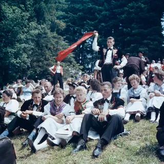 Alpine festival on the Seebodenalp above Küssnacht am Rigi (ca. 1961)