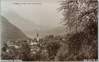 Schwyz mit Rigi und Lauerzersee (keine Angabe)