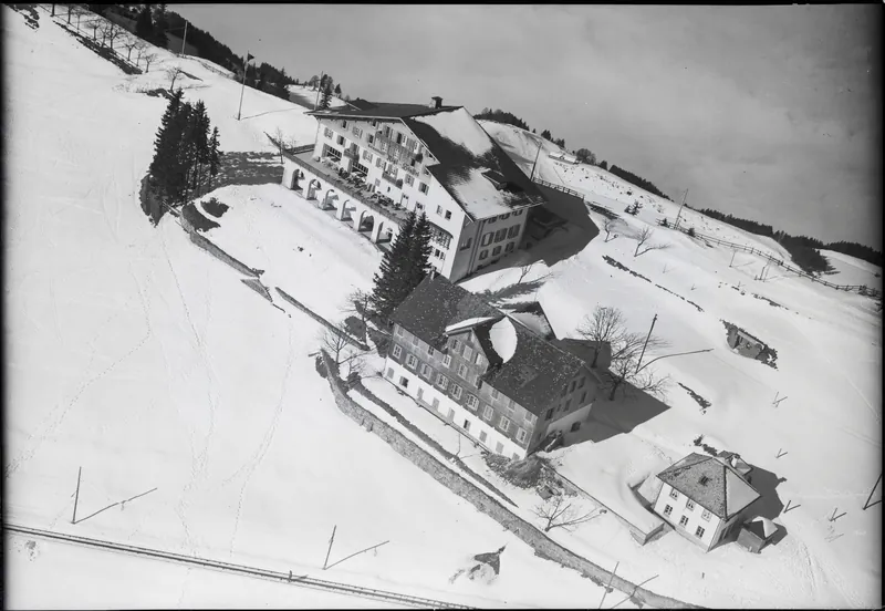 Rigi, Rigi Staffel, mountain inn, Staffel-Stübli (16.02.1949)