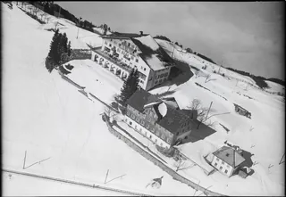 Rigi, Rigi Staffel, mountain inn, Staffel-Stübli (16.02.1949)