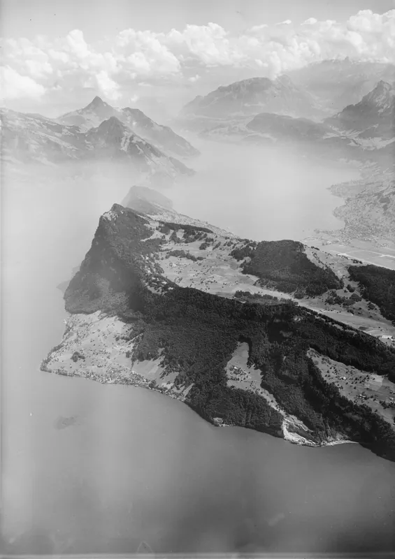 Bürgenstock, Vitznauerstock/Gersauerstock, Rigi Hohfluh, view to the east (E) (1969)