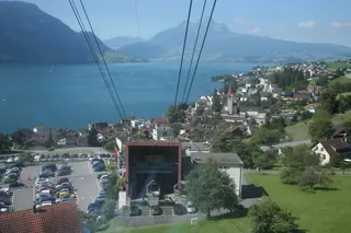 Weggis, Rigistr. 73; Kaltbad 11, aerial cableway Weggis Rigi-Kaltbad (renewed) (07.08.2016)