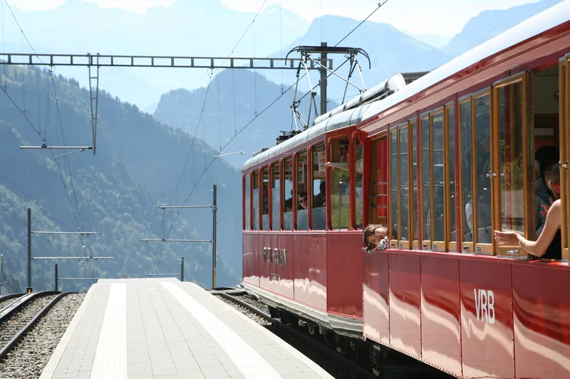 Weggis, Rigi Kaltbad-First, former VRB station, today Rigi Bahnen AG RB (07.08.2016)