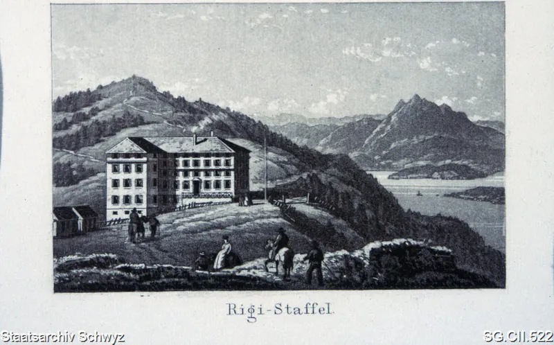 Gasthaus Rigi Staffel (ca. 1855)