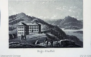 Gasthaus Rigi Staffel (ca. 1855)