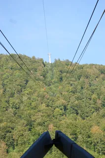 Weggis-ropeway-Rigi Kaltbad-lower station-track-01ASD (2023-10-08)