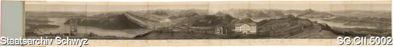 Panorama Rigi Kulm (ca. 1820 - 1830)