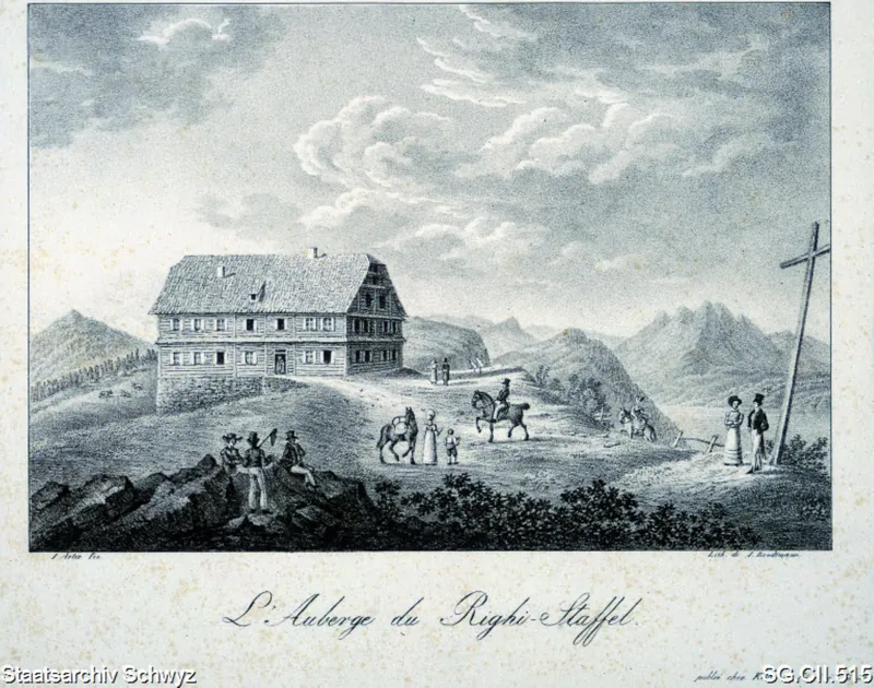 Gasthaus Rigi Staffel (ca. 1830)