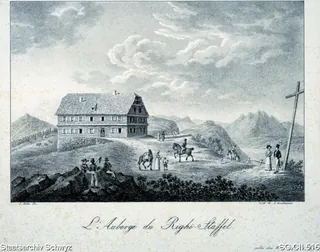 Gasthaus Rigi Staffel (ca. 1830)