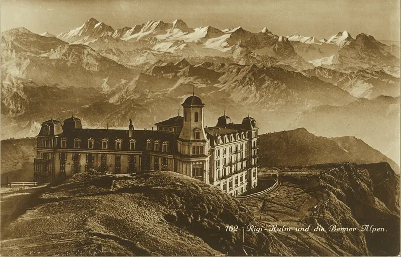 Rigi-Kulm and the Bernese Alps (vor 11.07.1921)
