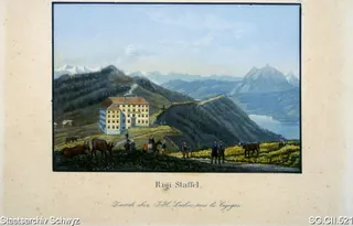 Gasthaus Rigi Staffel (ca. 1855)
