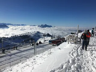 Looking almost due west from Mount Rigi-Kulm