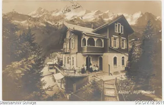 Hotel Alpina, Rigi, Kaltbad (1917)
