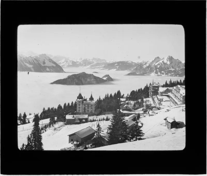Weggis, Rigi -Kaltbad, Teilansicht (1910)