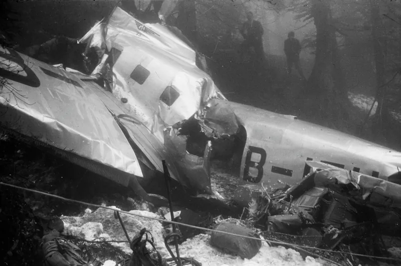 Flight accident of pilot Gerber and radio operator Müller with the General Aviation Clark GA-43, HB-ITU on the Rigi (02.05.1936)