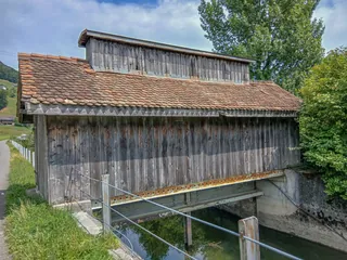 Holzschopfbrücke über die Seeweren, Brunnen SZ 20260725-jag9889 (2026-07-25 12:51:22)