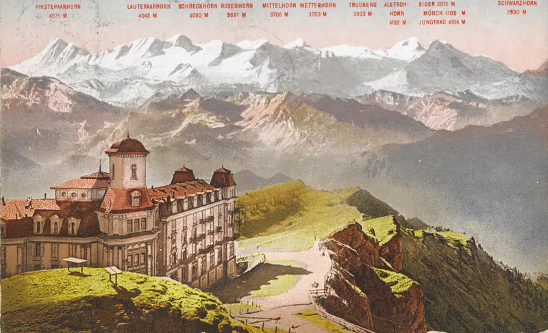 Rigi-Kulm (1800 m) the Bernese High Alps (vor 30.6.1911)