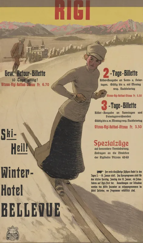 RIGI Ski-Heil! Winter-Hotel BELLEVUE (1907)