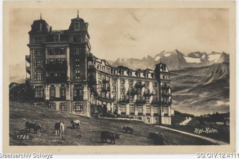Hotel Schreiber, Rigi-Kulm (1927)