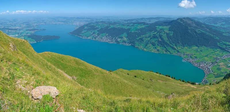 Zugersee from Rigi panorama 20210905 (2021-09-05 12:43:31)