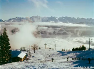 Winterimpressionen auf der Rigi (zwischen 1950 und 1980)