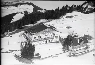 Rigi, Rigi Staffel, mountain inn, Staffel-Stübli (16.02.1949)