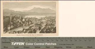 Luzern mit dem Rigi im Hintergrund (1868)