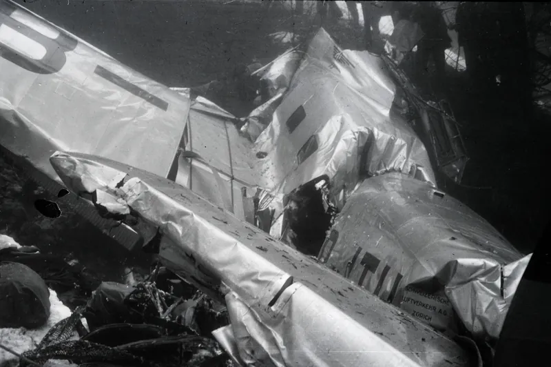 Flight accident of pilot Gerber and radio operator Müller with the General Aviation Clark GA-43, HB-ITU on the Rigi (02.05.1936)
