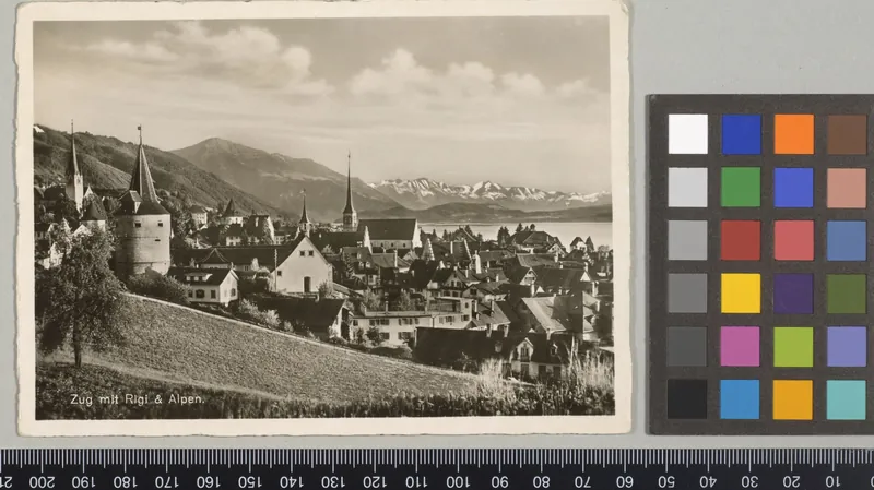 Zug mit Rigi & Alpen