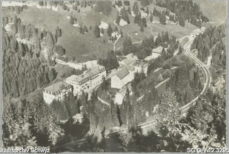 Rigi-Klösterli: Flugaufnahme (1938)