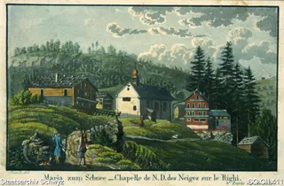 Kapelle Maria zum Schnee und Umgebung Rigi Klösterli (ca. 1830)