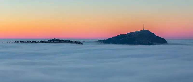 Rigi above the fog