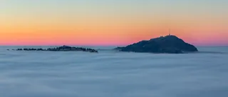 Rigi above the fog