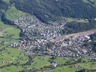 Goldau von Südwesten (2024-09-30)