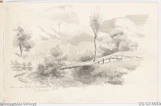 Landschaftliche Umgebung auf der Rigi (18.07.1861)