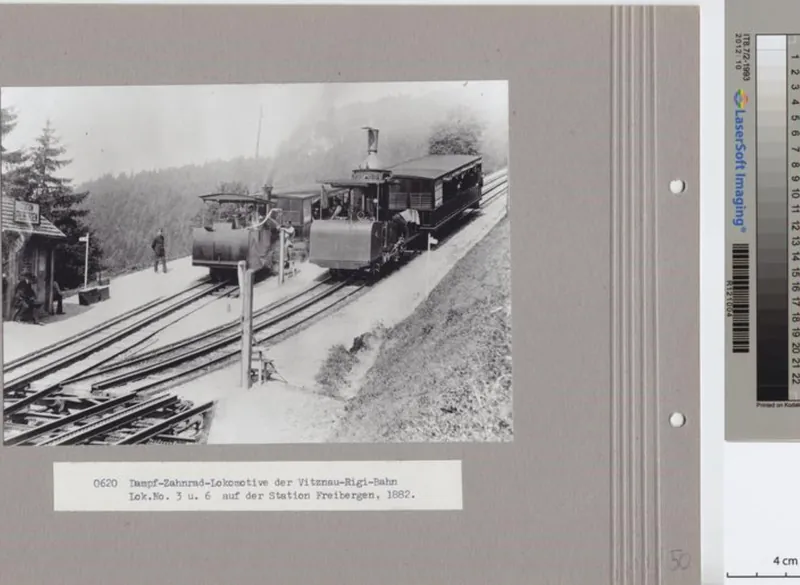 Vitznau- Rigi -Bahn H 1/2, Betriebsnummer 3 (ca. 1871)