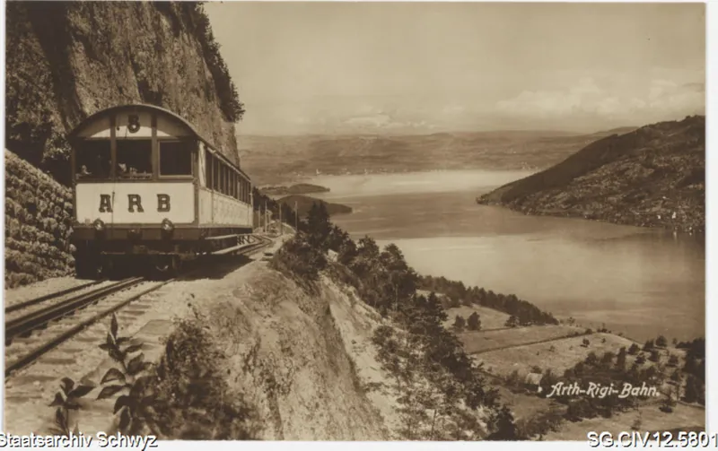 Partie der Arth-Rigi-Bahn: Kräbelwand (keine Angabe)