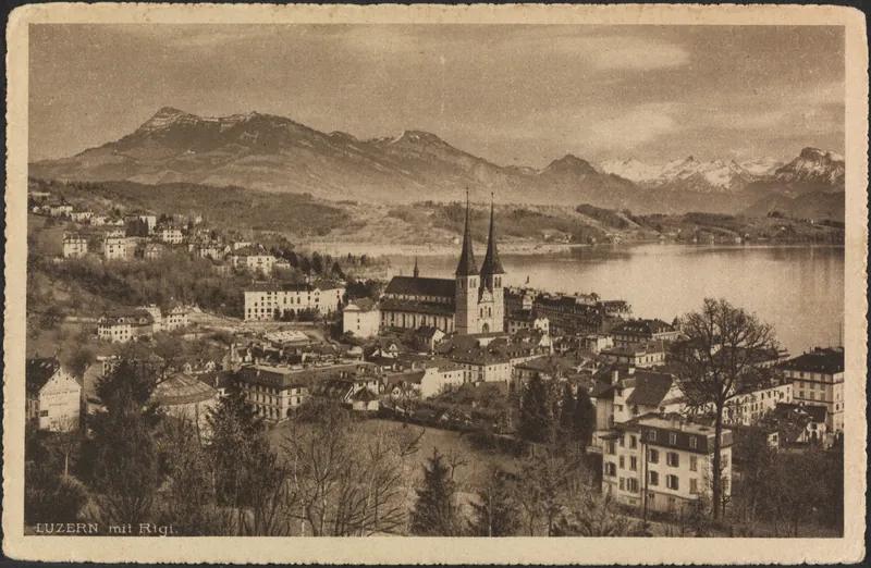 Lucerne with Rigi (ca. 1910)