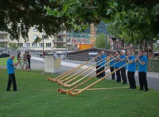 Brunnen Alphorn players 2 (5 August 2020, 19:30:26 +00:00)